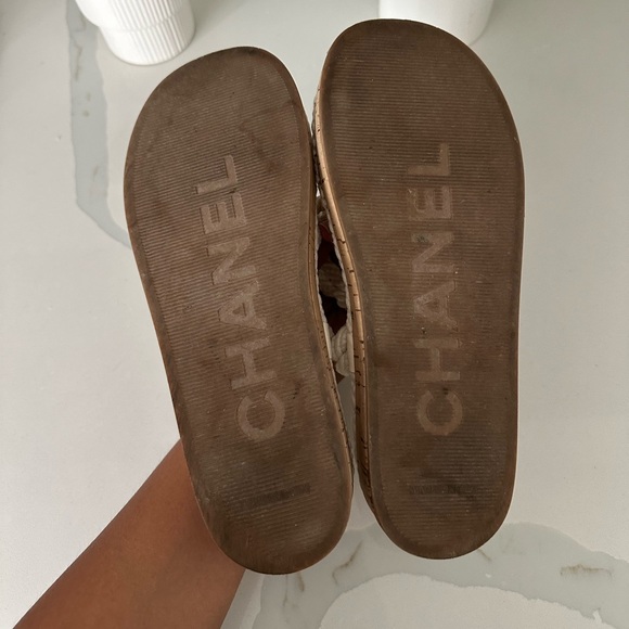 AUTHENTIC — Chanel Rope Sandals (37) - Picture 8 of 9